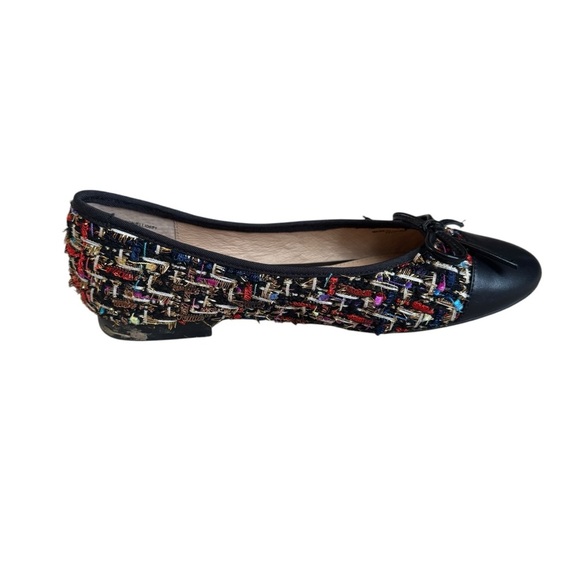 Steve Madden Ellison Ballet Flat Slip‎ ons Multi Color Shoes Size 8.5 Leather - Picture 5 of 9